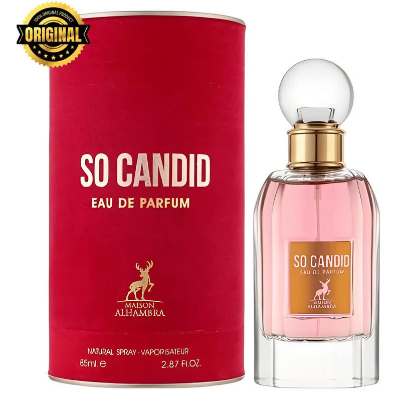 Perfume Arabe So Candid 85ml Feminino Maison Alhambra Eau De Parfum
