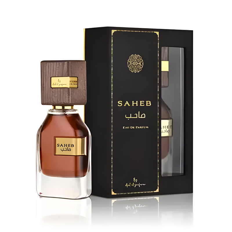 Perfume Árabe Saheeb Preto 50ml Eau De Parfum Intenso