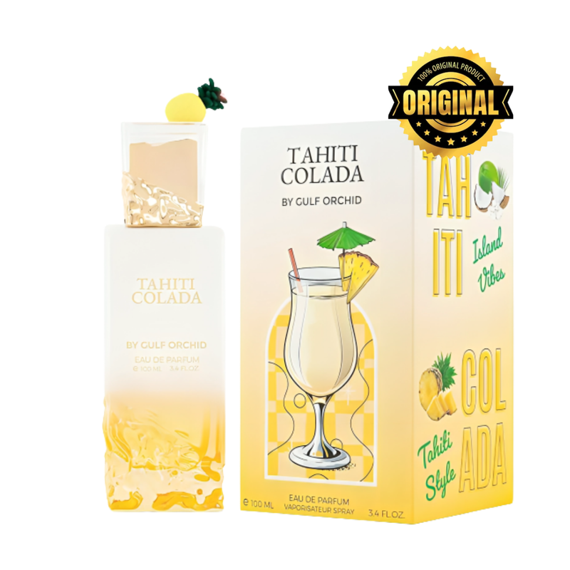 Perfume Árabe Tahiti Colada 100ml Gulf Orchid Eau De Parfum
