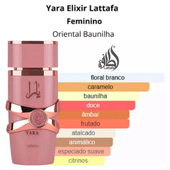Perfume Árabe Yara Elixir Lattafa 100ml EDP Feminino