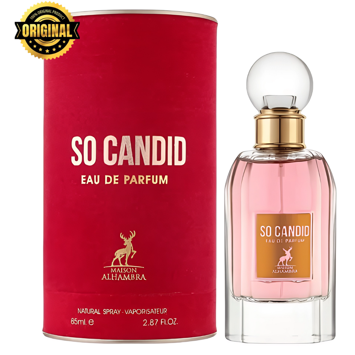 Perfume Arabe So Candid 85ml Feminino Maison Alhambra Eau De Parfum