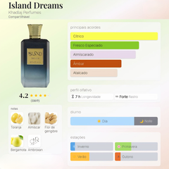 Perfume Árabe Khadlaj Island Dreams100ml EDP