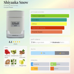 Perfume Árabe Khadlaj Shiyaaka Snow EDP 100ml