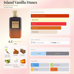 Perfume Árabe Khadlaj Island  Vanilla Dunes 100ml EDP