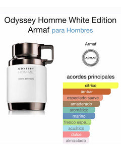 Perfume Árabe Odyssey White Edition Homme Armaf 100ml EDP Masculino