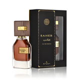 Perfume Árabe Saheeb Preto 50ml Eau De Parfum Intenso