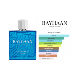 Perfume Árabe Ocean Rush 100ml Rayhaan Eau De Parfum
