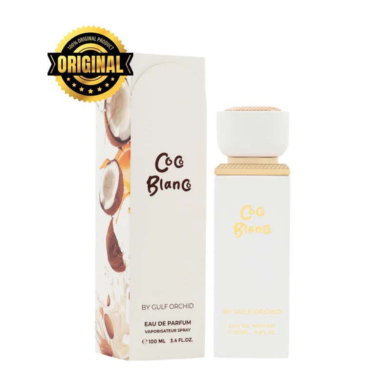 Perfume Árabe Coco Blanco 100ml Gulf Orchid Eau De Parfum