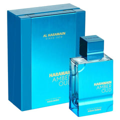 Perfume Árabe Amber Oud Aqua Dubai Al Haramain 100ml EDP