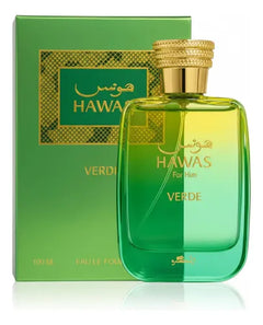 Perfume Árabe Hawas Verde Al Rasasi 100ml EDP Masculino