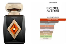 Perfume Árabe Amber Saffron French Avenue 80ml EDP