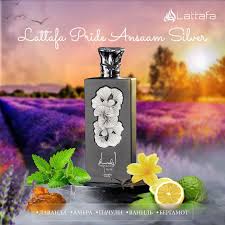 Perfume Árabe Ansaam Silver Lattafa 100ml EDP Unissex