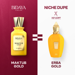 Perfume Árabe Maktub Gold 100ml Bidaya  Eau De Parfum