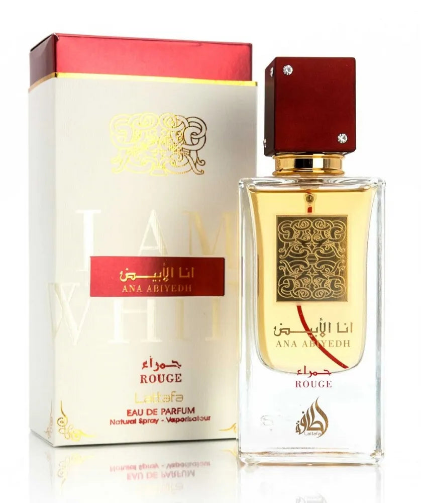 Perfume Árabe Ana Abiyedh Rouge Lattafa 60ml EDP