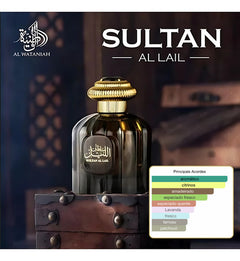 Perfume Árabe Sultan 100ml Al Wataniah Eau De Parfum
