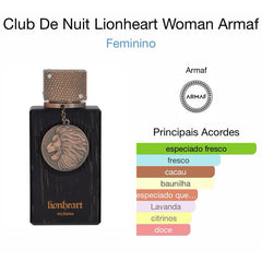 Perfume Árabe Club De Nuit Lionheart Armaf 100ml EDP Feminino Woman