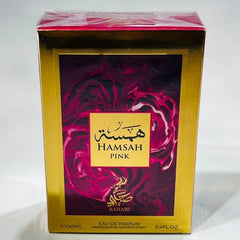 Perfume Árabe Hamsah Pink Sahari 100ml EDP Feminino Floral