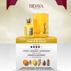 Perfume Árabe Maktub Gold 100ml Bidaya  Eau De Parfum