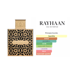 Perfume Árabe Rayhaan Elixir 100ml Eau De Parfum