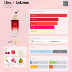 Perfume Árabe Cherry Kokomo Gulf Orchid 100ml EDP